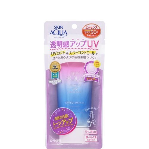 Skin Aqua  UV Essense Lavender สกิน อะควา โทนอัพ ยูวี เอสเซ้นซ์ SPF50+ PA++++ 80 กรัม (ลาเวนเดอร์) กันแดด