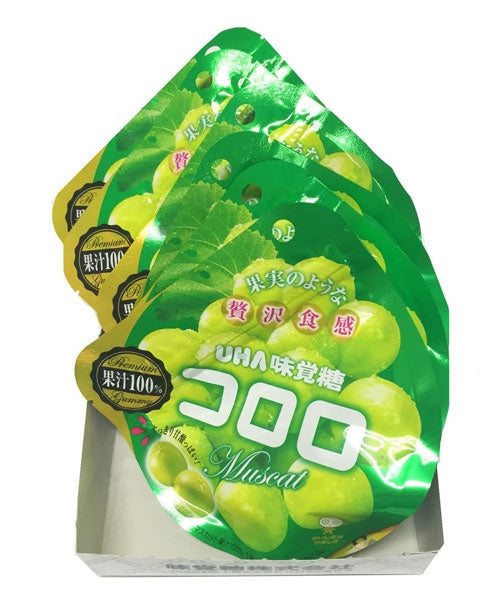 เยลลี่ญี่ปุ่น รสองุ่นเขียว (เยลลี่โคโรโร่) Cororo Muscat Gummy